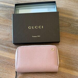 Gucci Blush Pink Leather Wallet